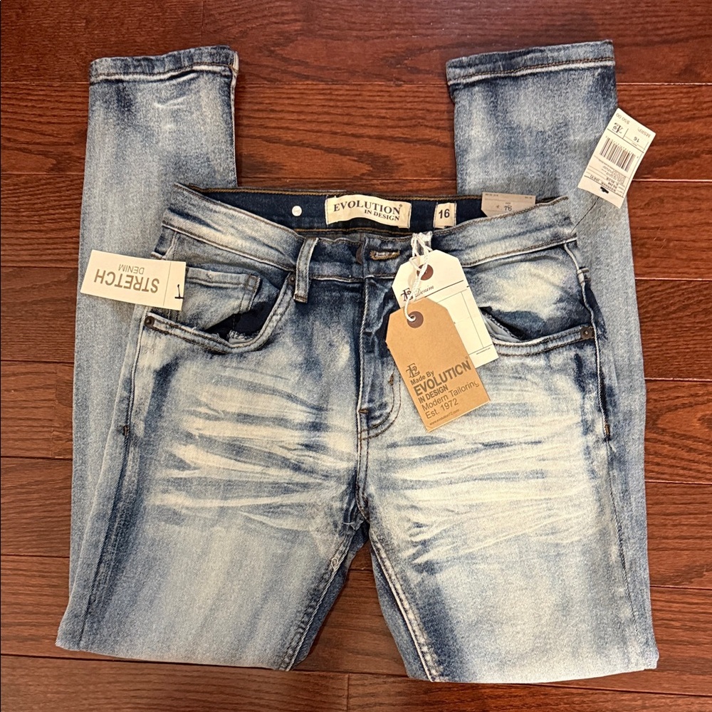 Revolution Boy’s Light Blue Straight Jeans